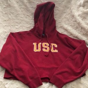red usc hoodie!